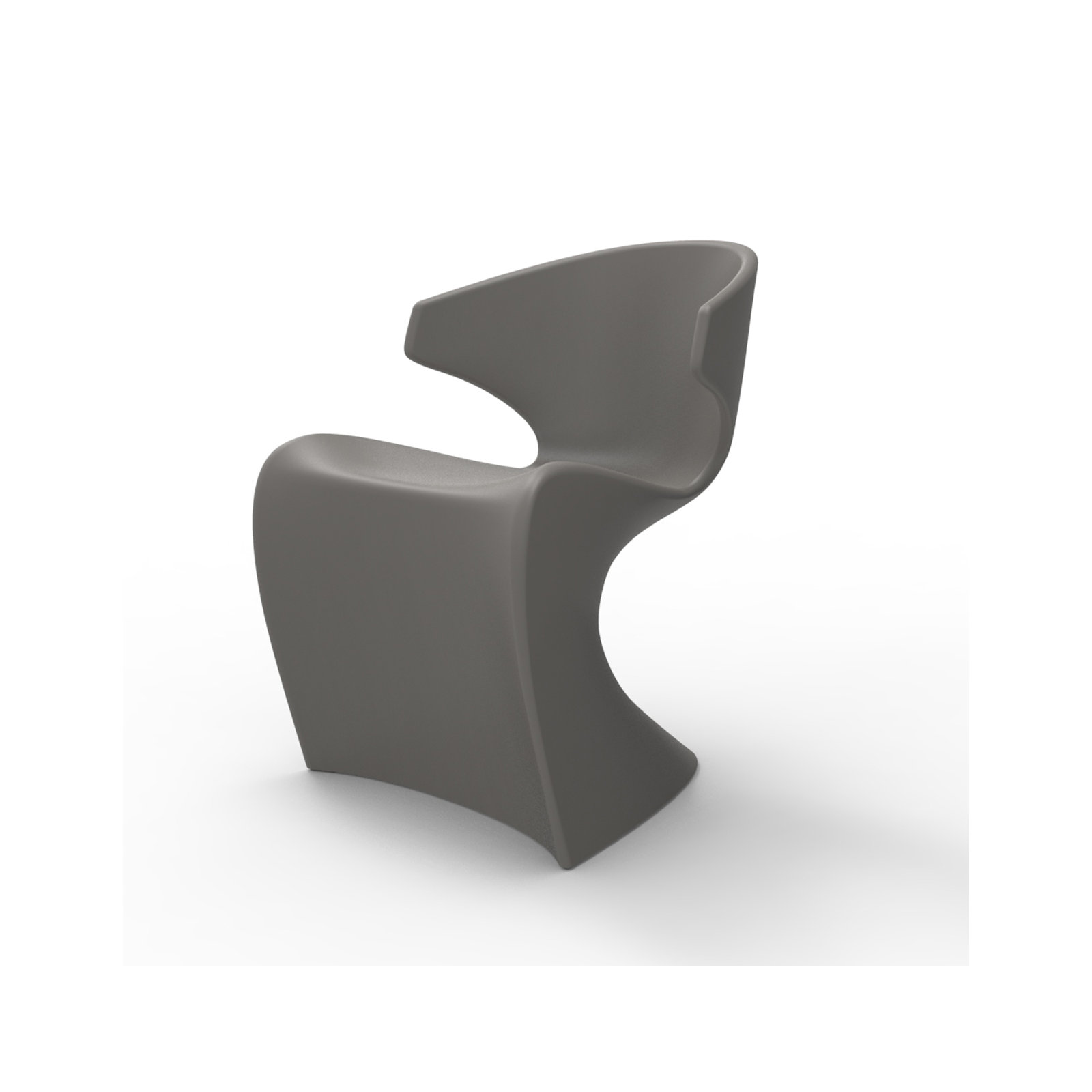 Wing Patio Dining Chair, Taupe