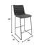 Tabouret de bar rembourré en cuir Brooklyn-935415293
