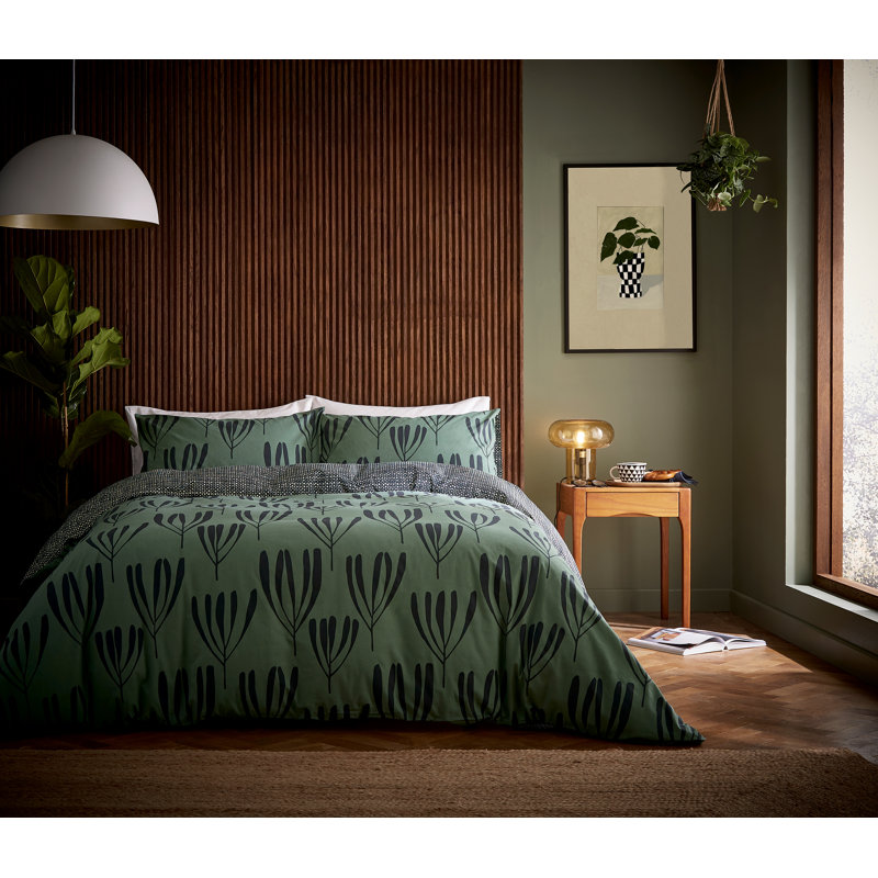 Calla Duvet Cover Set, Kingsize Duvet Cover + 2 Pillowcases