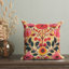 Housse de coussin réversible à motif floral Folk Maximalist