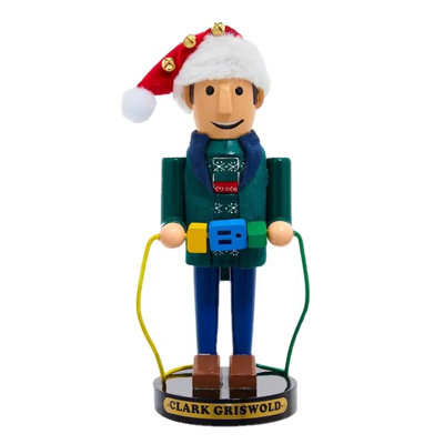 Casse-noisette en résine Kurt Adler, personnage Clark Griswold, tiré du film « National Lampoon's Christmas Vacation », 25 cm