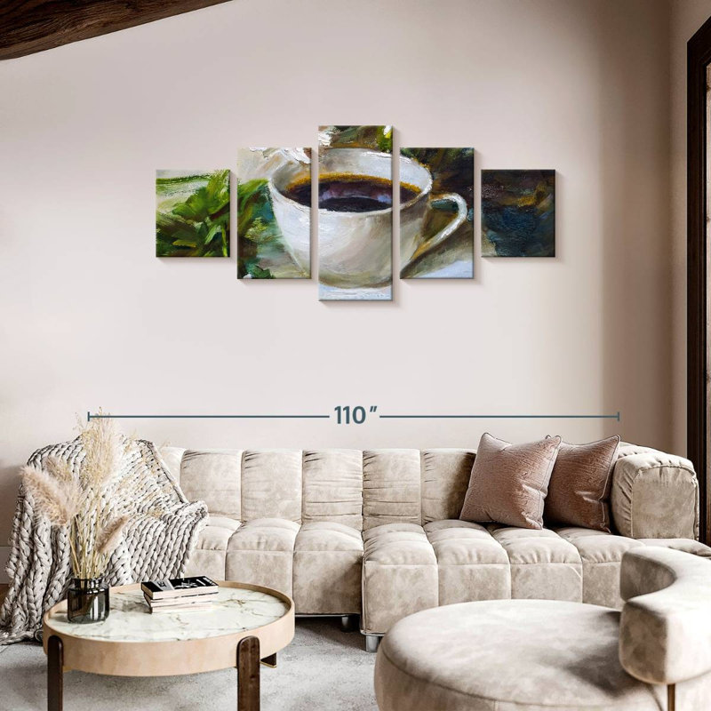 Coffee Cup, 36" H x 80" W