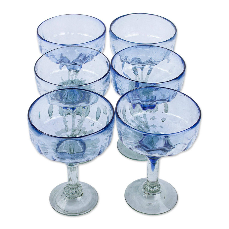 Fiesta Handmade Margarita Glass