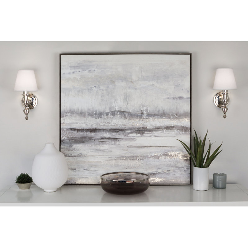 Arthur 1 - Light Armed Sconce, Polished Nickel