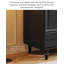 Armoire de rangement simple et moderne en bois d'hévéa