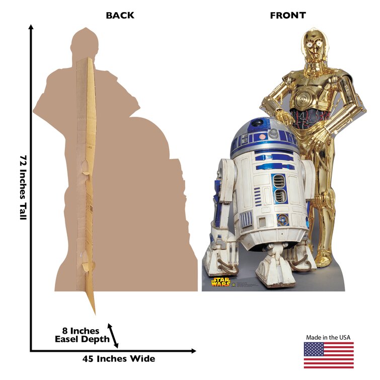 Custom Display for Life Sized Star Wars Statues of C-3PO & R2-D2 » Tom  Spina Designs