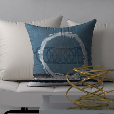 Abstract Reversible Throw Pillow