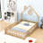 Full House-Shaped Bed With Fence-1509836906
