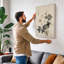 Flowering Branch Japandi - Wrapped Canvas-130758012-130758011
