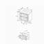 Table de chevet gris Isaiah
