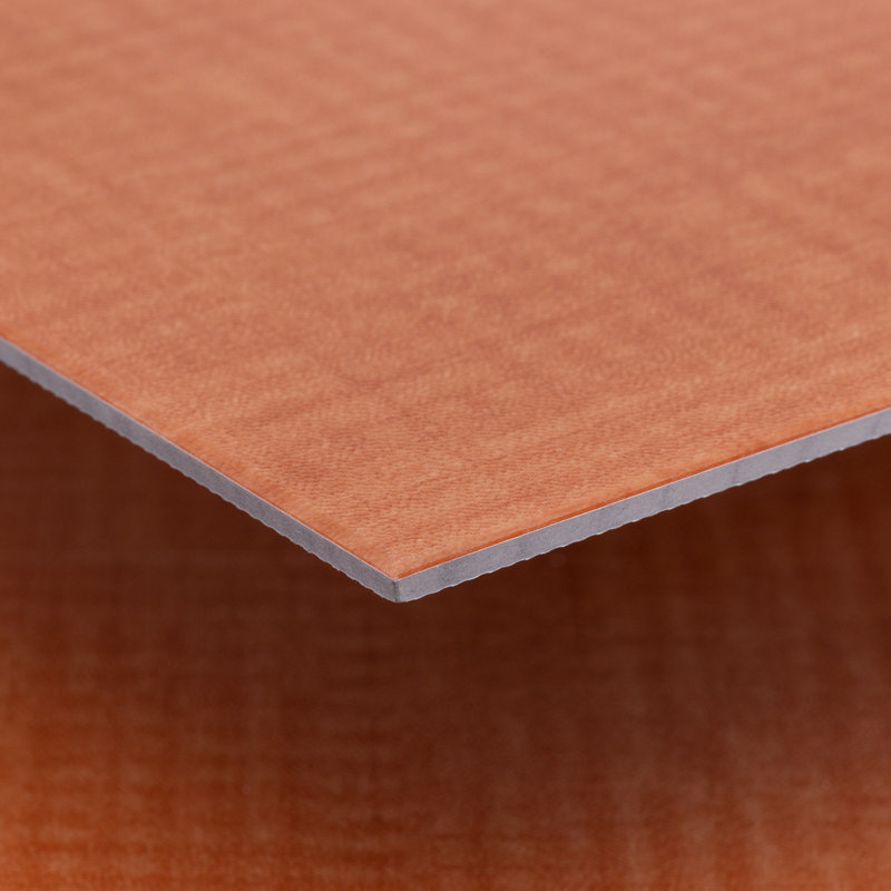 GlueCore Fab 28mil x 12" W x 24" L Adhesive Vinyl Tile Flooring, Marigold