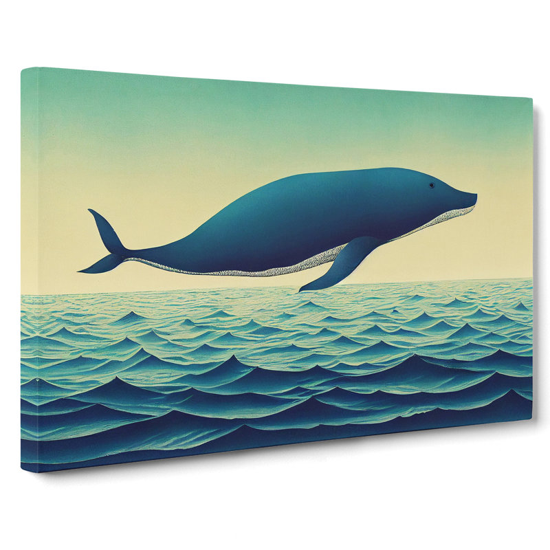 Whale Art Vol.4 - Wrapped Canvas, 50cm H x 76cm W x 3cm D