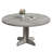 Round Dining Table For 4, 47 Inch Farmhouse Kitchen Table With Wood Tabletop And Stable Base, Circle Dinning Room Table-112219263
