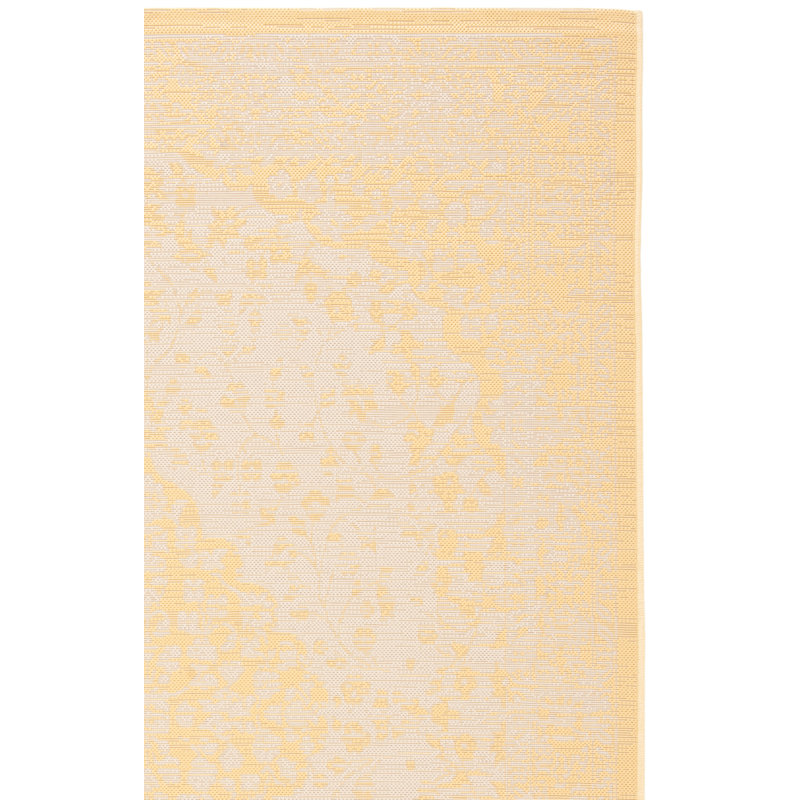 Soraya Beige/Gold Indoor / Outdoor Area Indoor/Outdoor Area Rug, Rectangle 4' x 5'7"