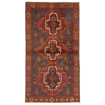 Rizbaft Grey Rug 3'4" x 6'4"