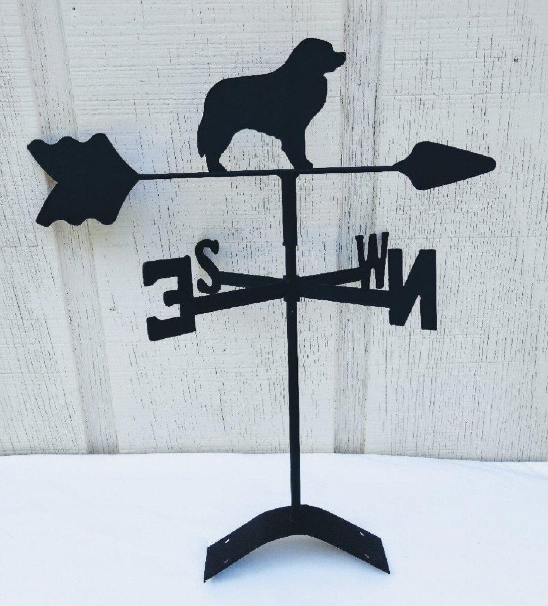 The Lazy Scroll Roof Mount Bernese Mountain Dog Weathervane | Wayfair