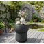 Table d'appoint en béton Cracked Texture-988454582