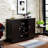 Chaz Server with Stemware Rack in Espresso,Dining cabinet,Buffet table,Credenza