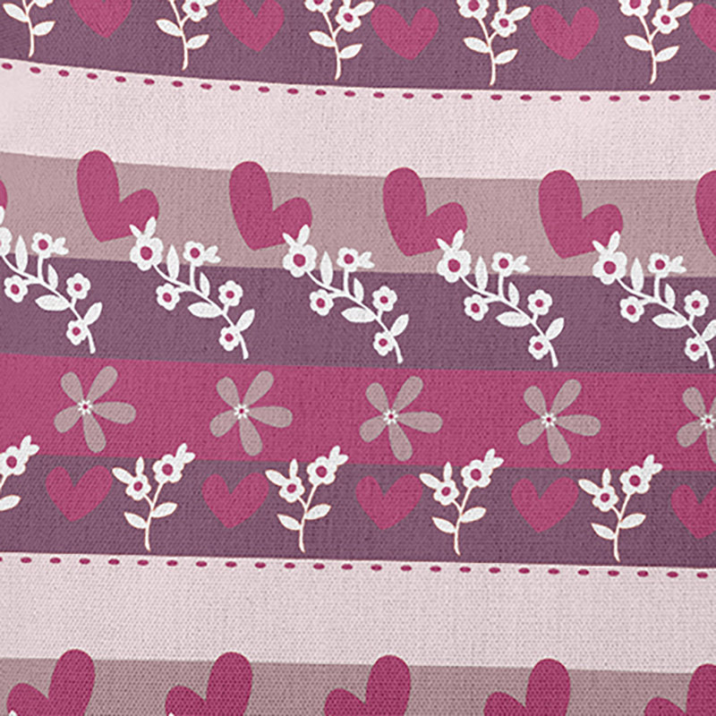 Coussin décoratif floral intérieur / extérieur en polyester, H 20 po x l 20 po, Carré