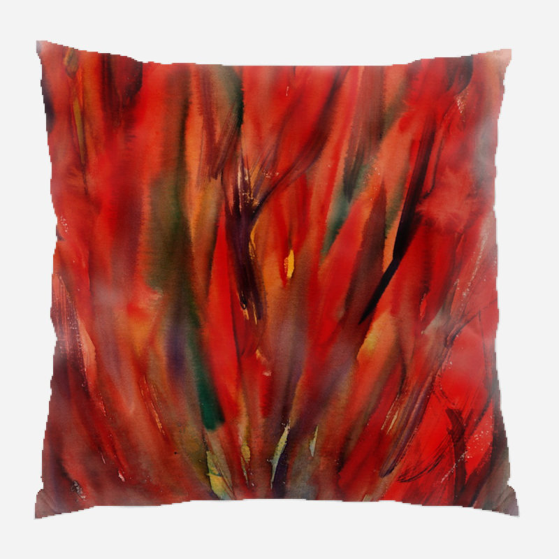  Coussin Flame, Microsuède, Intérieur