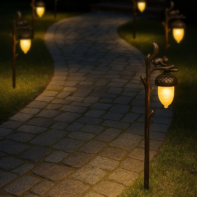 Squirrel Regency Bronze Low Voltage Metal Pathway Light