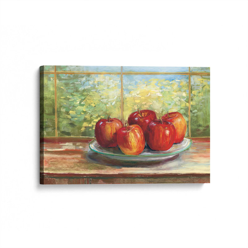 Apples on Windowsill by Carol Rowan Art Print, 18 W x 12 H