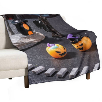 Jeté en flanelle Halloween