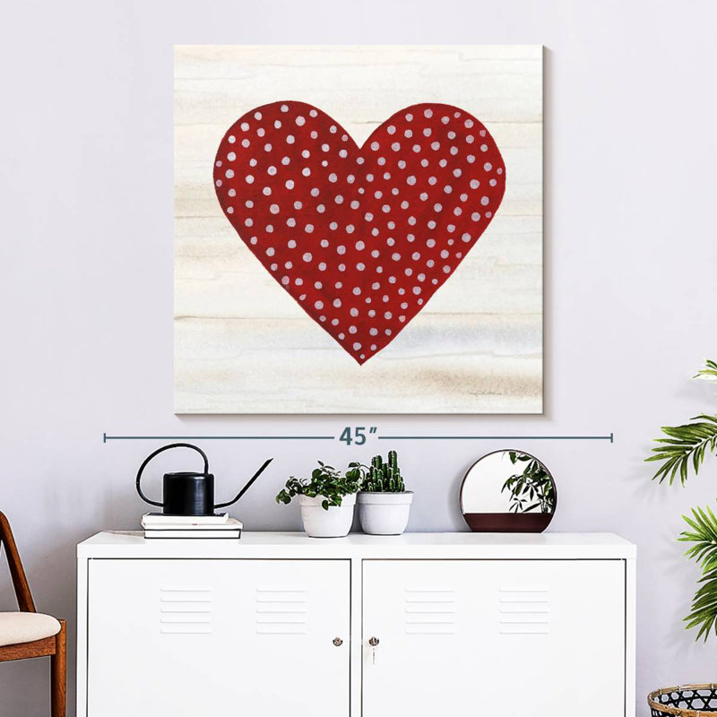 Hardie rustique cœur de la Saint-Valentin I, H 33 po x l 33 po