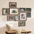 Picture Frames Collage Wall Decor, 10 Pack Photo Frame Set For Wall Gallery Decor-Farmhouse Wood Photo Display 8X10 Or 5X7 With Mat Or 4X6 Without Mat For Wall Mounting Or Tabletop-Rust Brown