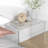 21" Long Rectangle All Acrylic 15Mm Thick Waterfall Coffee Table-386176392