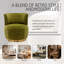 Fauteuil d'appoint en velours pivotant confortable-564473940