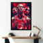 Basketball Game Face, reproduction d'art sur toile