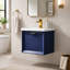 Meuble-lavabo mural simple 20 po avec plateau en céramique Draven-50291737