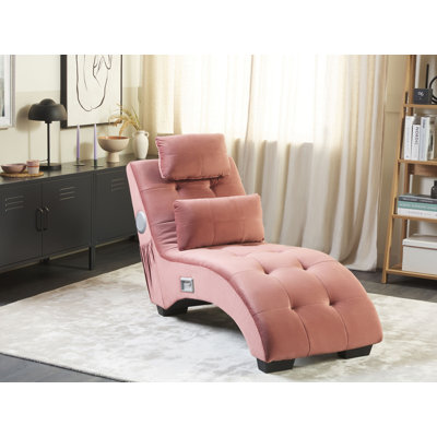 Nelms Velvet Chaise Lounge