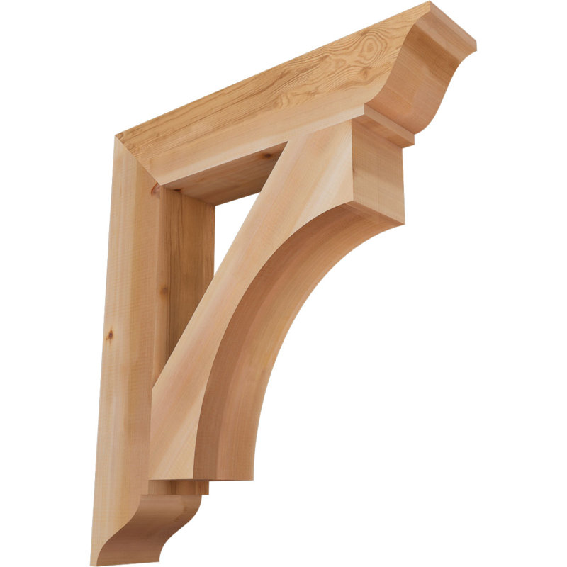 Support traditionnel Westlake, Cèdre rouge de l'Ouest, Lisse, H 34 po x l 5,5 po x P 30 po