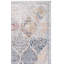 Tapis gris et beige à motif géométrique-143984123