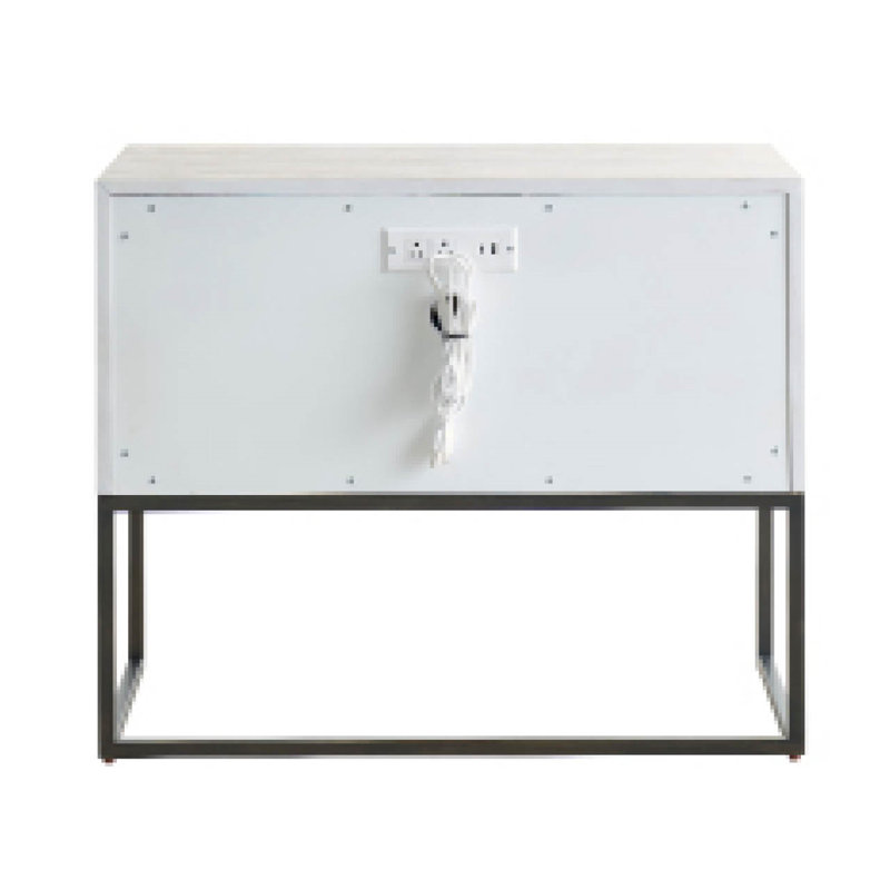 Dwell 2 - Drawer Nightstand, Ivory