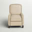 Fauteuil inclinable manuel en cuir véritable Glen Ellyn-1269424363