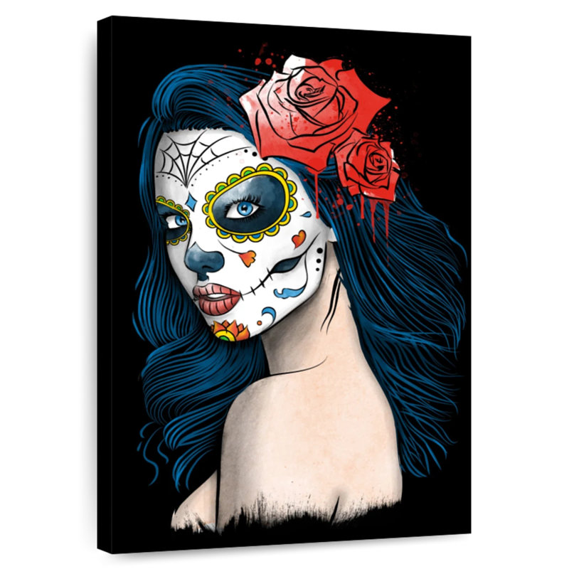 Leisha La Calavera Catrina, 39" H x 26" W