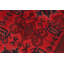 Tapis rouge / noir en laine noué à la main de style oriental Cremeans 5 pi 7 po x 7 pi 8 po