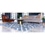 Tapis bleu à motif géométrique Mitzy-1556811187
