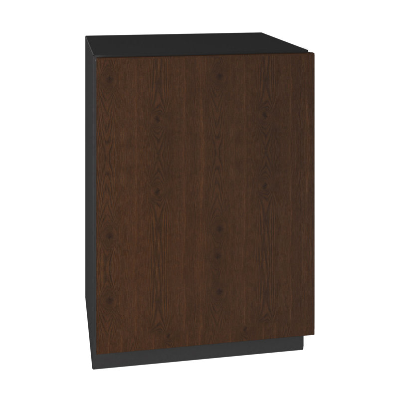 U-Line 24"W. Seamless 4.9 Cu.Ft. Dual-Zone Beverage Center - Panel Ready, Panel Ready Solid Frame