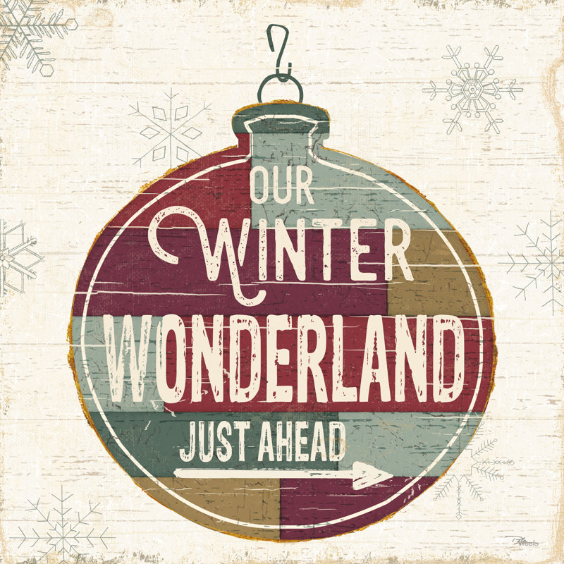 Christmas Signs II by Pela Studio - Wrapped Canvas Print, 91cm H x 91cm W x 3.8cm D
