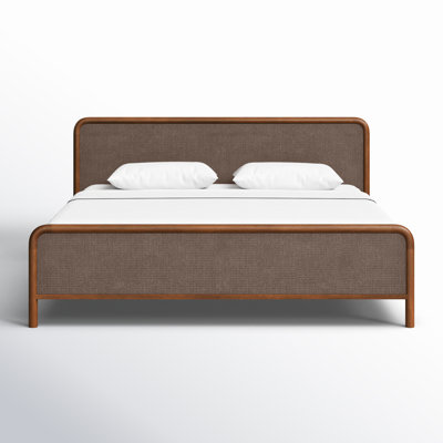 Omena Solid Wood Bed - Durable & Stylish Design