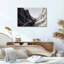 «Black and White Abstract Canyon Formation», art mural-996730092