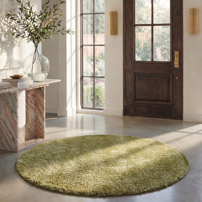 Tapis vert Assar, Rond 6 pi 7 po