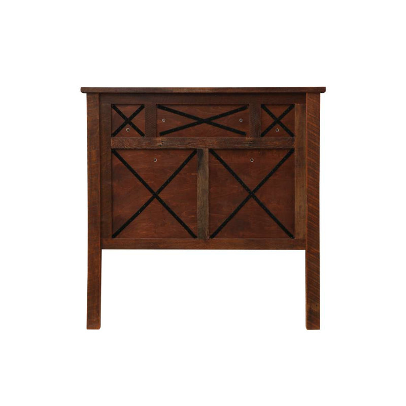 Tête de lit tapissier Barnwood - très grand californien - Tissu standard, Cal King, Standard Fabric