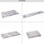 Tapis lavable 5X8, à poils courts, antidérapant, antidérapant, pliable, idéal pour la cuisine, le salon, la salle à manger - chambre à coucher grise parfaite, cuisine
