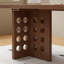 Bureau rectangulaire en bois massif brun noisette-1619093984
