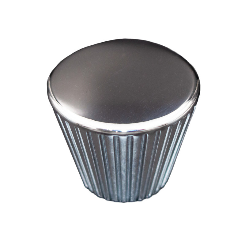 Conical Knob, Polished Chrome